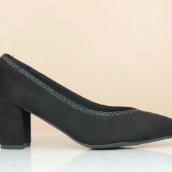 Inc.5 SUEDE HEELED PUMPS Inc5