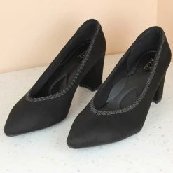 Inc.5 SUEDE HEELED PUMPS Inc5