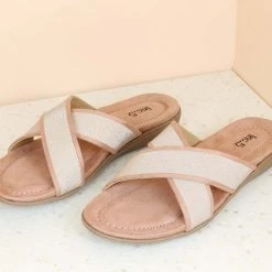 Inc.5 CROSS STRAP COMFORT MULES Inc5