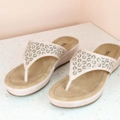 Inc.5 CUTWORK COMFORT HEEL THONG-PEACH