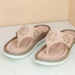 Inc.5 COMFORT PU CASUAL THONG-PEACH SALE