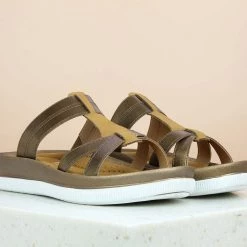 Inc.5 SALE COMFORT PU CASUAL MULE-TAN