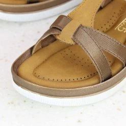 Inc.5 SALE COMFORT PU CASUAL MULE-TAN