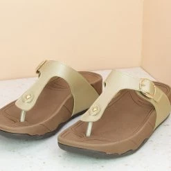 Inc.5 COMFORT PU THONG-GOLD SALE