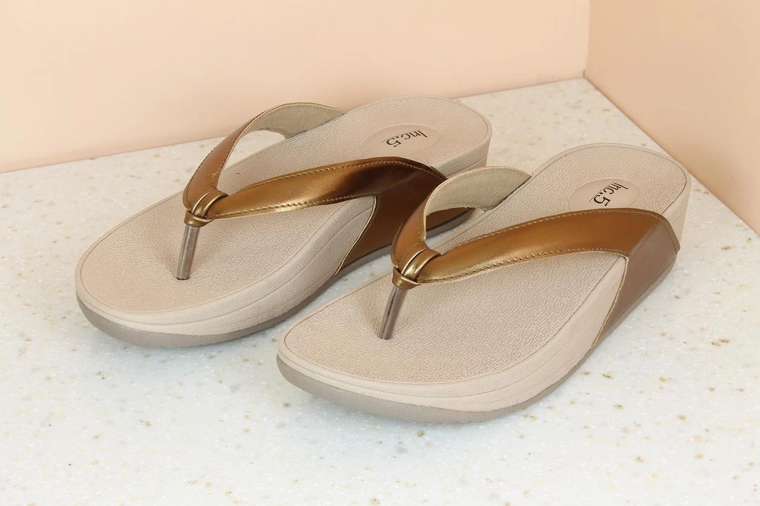 Inc.5 GOLD FLIT FLOP 6 Inc.5 GOLD FLIT FLOP