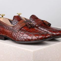 ATESBER By Inc5 FORMAL SLIPPONS-TAN