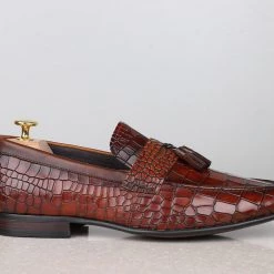 ATESBER By Inc5 FORMAL SLIPPONS-TAN