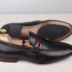 ATESBER By Inc5 FORMAL SLIPPONS-BROWN MEN