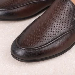 ATESBER By Inc5 MEN FORMAL SLIPPONS-COFFEE