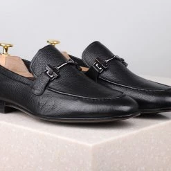 ATESBER By Inc5 FORMAL SLIPPONS-BLACK