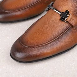 ATESBER By Inc5 MEN FORMAL SLIPPONS-TAN