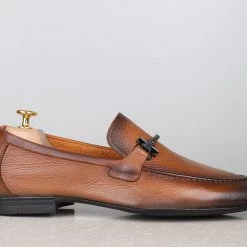 ATESBER By Inc5 MEN FORMAL SLIPPONS-TAN