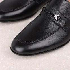 ATESBER By Inc5 MEN FORMAL SLIPPONS-BLACK