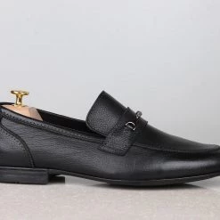 ATESBER By Inc5 MEN FORMAL SLIPPONS-BLACK