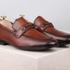 ATESBER By Inc5 MEN FORMAL SLIPPONS-BROWN
