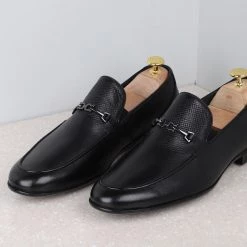 ATESBER By Inc5 FORMAL SLIPPONS-BLACK