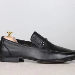 ATESBER By Inc5 FORMAL SLIPPONS-BLACK