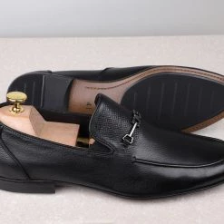 ATESBER By Inc5 FORMAL SLIPPONS-BLACK