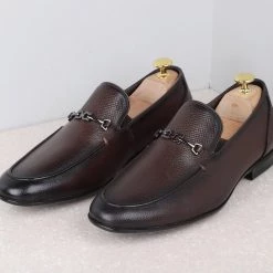 ATESBER By Inc5 FORMAL SLIPPONS-COFFEE