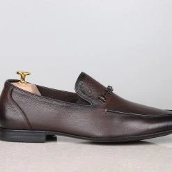 ATESBER By Inc5 FORMAL SLIPPONS-COFFEE