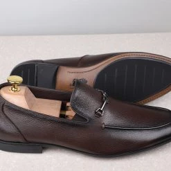 ATESBER By Inc5 FORMAL SLIPPONS-COFFEE