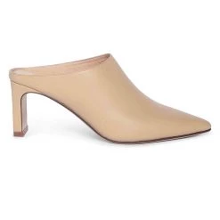 Heel & Buckle London WOMEN Ivory Pointed Toe Mules