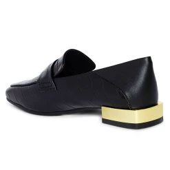 Heel & Buckle London WOMEN Black Croc Imprint