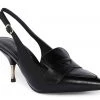 Heel & Buckle London Slingback Black Sandals WOMEN
