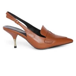 Heel & Buckle London WOMEN Slingback Brown Sandals