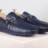 ATESBER By Inc5 DRIVING SHOES-BLUE MEN