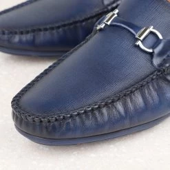 ATESBER By Inc5 DRIVING SHOES-BLUE MEN