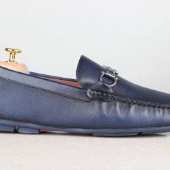 ATESBER By Inc5 DRIVING SHOES-BLUE MEN