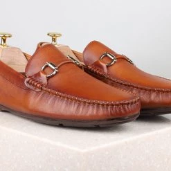ATESBER By Inc5 DRIVING SHOES-TAN