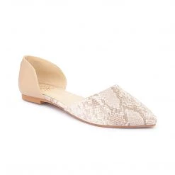 Ceriz Gloria Beige Ballerinas