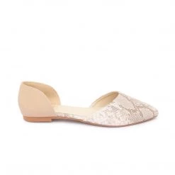 Ceriz Gloria Beige Ballerinas