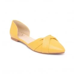 Ceriz WOMEN Maria Mustard Ballerinas
