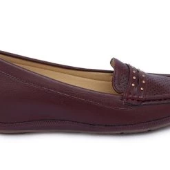 Ceriz Cruz Burgundy Loafers WOMEN
