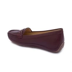 Ceriz Cruz Burgundy Loafers WOMEN