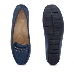 Ceriz WOMEN Cruz Navy Blue Loafers