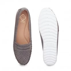 Ceriz Irina Grey Loafers
