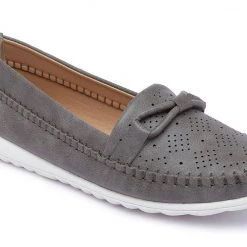 Ceriz Yara Grey Loafers