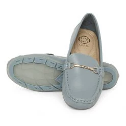 Ceriz WOMEN ALBERTINE POWDER BLUE LOAFERS