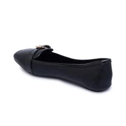 Ceriz Rosa Black Ballerinas