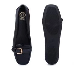 Ceriz Rosa Black Ballerinas