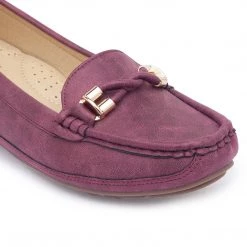 Ceriz Ceana Burgundy Loafers WOMEN
