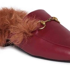 Heel & Buckle London Furry Mules