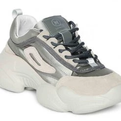 Heel & Buckle London Metallic Chunky Sneakers