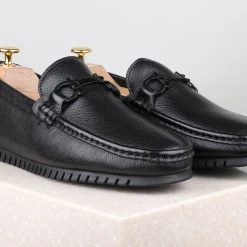 ATESBER By Inc5 DRIVING SHOES-BLACK MEN