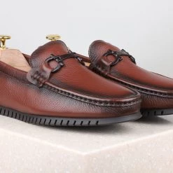ATESBER By Inc5 DRIVING SHOES-COFFEE MEN