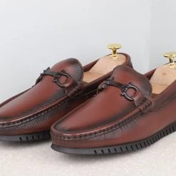 ATESBER By Inc5 DRIVING SHOES-COFFEE MEN